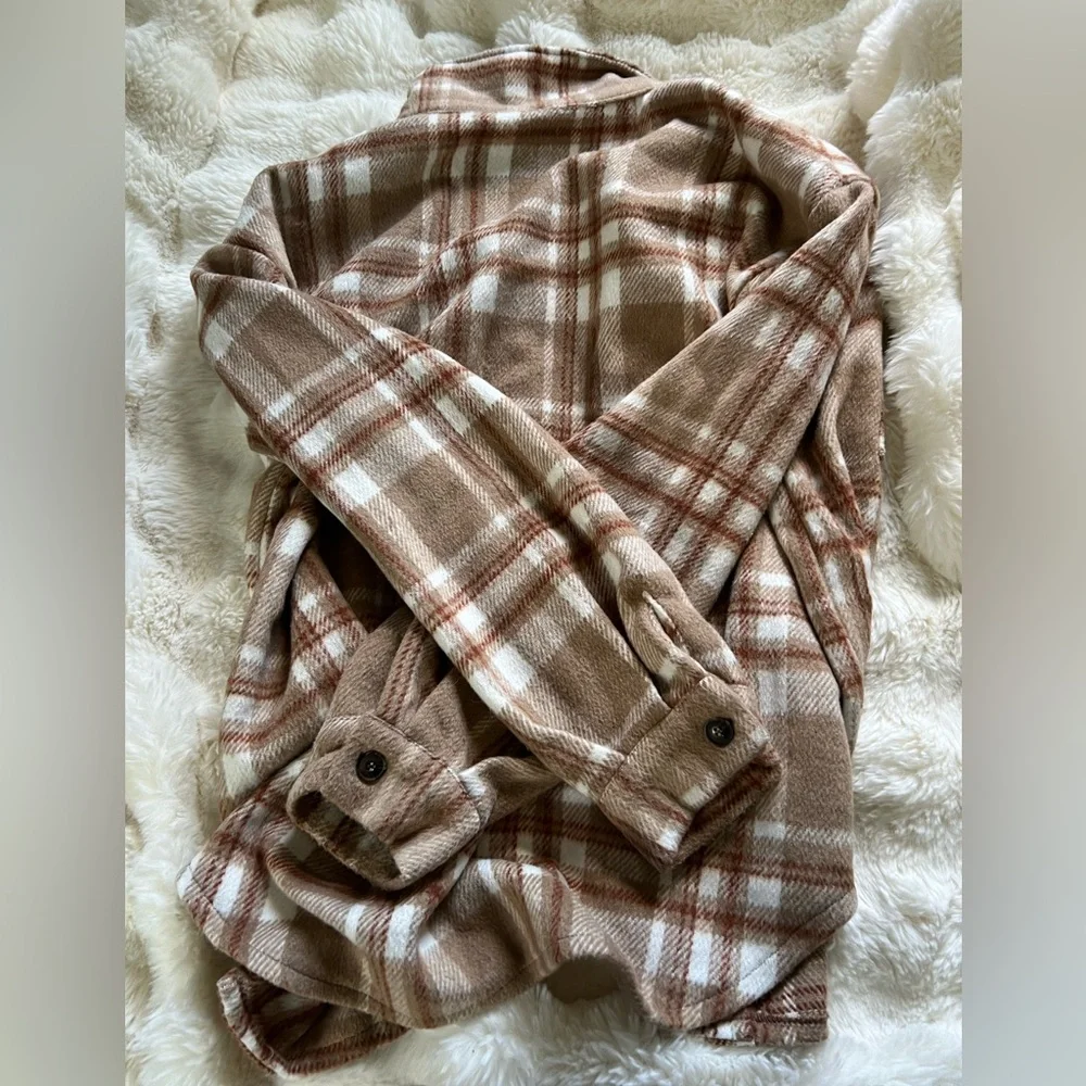 beige flannel - Picture 3 of 3
